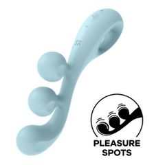 Satisfyer Tri Ball 2 Πολυδονητής Ανοιχτό Μπλε-thumb-2
