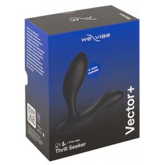 Vector+ Μαύρος Πρωκτικός Δονητής με Διεγέρτη Περίνεου 8