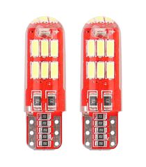 T10 W5W 12V W2,1x9,5d ΛΕΥΚΟ 5.600K 15SMDx4014 LED ΣΙΛΙΚΟΝΗΣ (ΚΑΡΦΩΤΟ - CAN-BUS) 2ΤΕΜ.