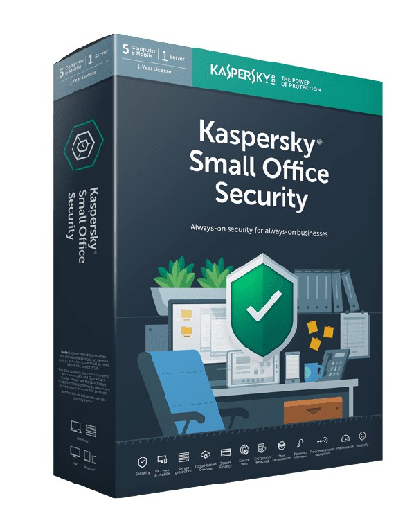 Kaspersky Small Office Security V8 (2 Server + 20 PC + 20 Mobile Devices) 1 Year ESD