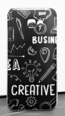 Θήκη TPU GEL για Samsung Galaxy A7 (2017) A720F Διαφανής & business creative design (ΟΕΜ)