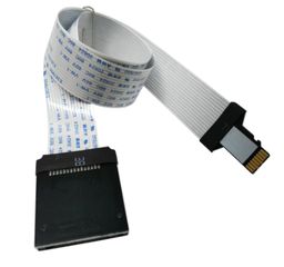 TF Micro SD Card to TF SD Card Flex Extension cable Extender Adapter Converter Reader Car GPS Mobile Phone 25cm