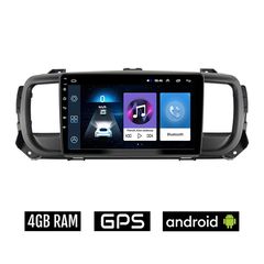 CITROEN JUMPY (μετά το 2016) Android οθόνη αυτοκίνητου 4GB με GPS WI-FI (ηχοσύστημα αφής 9" ιντσών OEM Youtube Playstore MP3 USB Radio Bluetooth Mirrorlink εργοστασιακή, 4x60W, AUX) CIT88-4GB