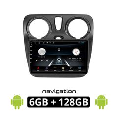 DACIA DOKKER (μετά το 2012) Android οθόνη αυτοκίνητου 6GB με GPS WI-FI (ηχοσύστημα αφής 9" ιντσών OEM Youtube Playstore MP3 USB Radio Bluetooth Mirrorlink εργοστασιακή, 4x60W, AUX) DA87-6GB