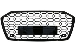 Κεντρική μάσκα για Audi A6 C8 4K (2018-up) RS6 Design Piano Black