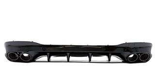 ΠΡΟΣΦΟΡΑ!! Πίσω διαχύτης και άκρες εξάτμισης για Mercedes CLA X118 Shooting Brake C118 Coupe Sport Line (2019-up)