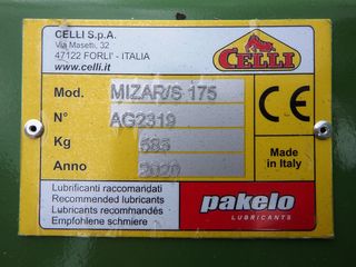 Καταστροφείς Χόρτων/Κλαδιών Celli 2021 MIZAR/S 175-thumb-3