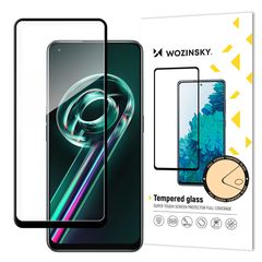 Wozinsky super tough full glue tempered glass full screen with frame case friendly realme 9 pro + (9 pro plus) black