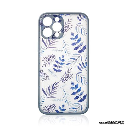 Design Case Cover for Samsung Galaxy A12 5G Flower Cover Dark Blue