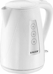 Singer SWK-800DOTS Λευκός Βραστήρας 1.7lt 2200W