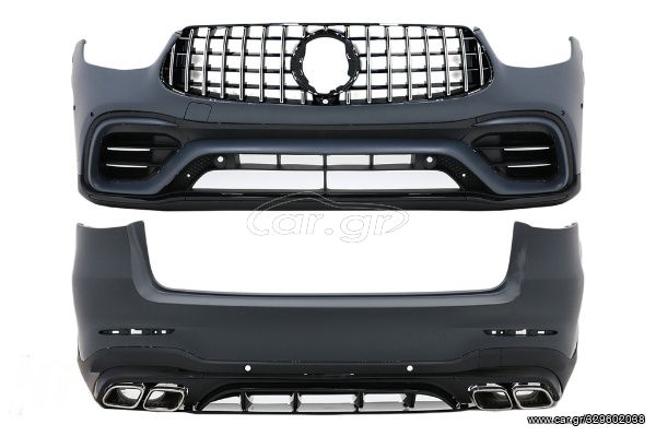 Body Kit κατάλληλο για Mercedes GLC SUV Facelift X253 (2020-Up) GLC63 Design Chrome