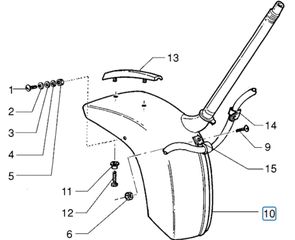 Φτερό Μπροστινό Vespa PX 200 E VSX1T/ZAPM18000 1998-2005 1774976