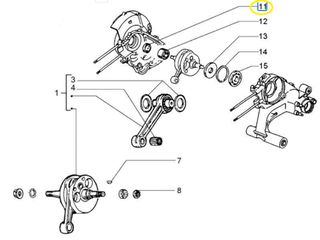 Τσιμούχα Στροφάλου 24*35*6 Vespa PXE 200 Arcobaleno ZAPM18 1985 - 1998 431121