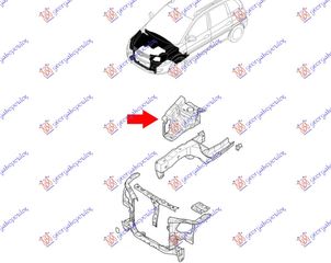 ΘΟΛΟΣ ΕΜΠ.ΜΕΤΑΛΛΙΚΟΣ (Γ) για HYUNDAI MATRIX 08-10