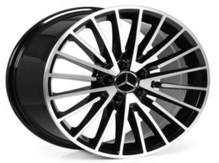 MERCEDES BENZ STYLE ΖΑΝΤΕΣ ΚΑΙΝΟΥΡΓΙΕΣ ΣΕΤ 8,5Χ18 5Χ112Κ ΕΤ45 ΔΙΑΜΑΝΤΕ ΜΑΥΡΟ-thumb-1