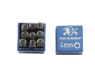 Σετ αριθμών κτυπητοί 0-9 των 8mm / 305350080