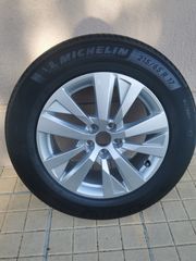 Peugeot 3008: 4 καινούργιες Ζάντες 17inch (Chicago Original) με καινούργια ελαστικά Michelin Primacy 4, 215/65 R17 103V - Ιούνιος 2022 (2322)