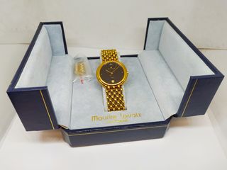 MAURICE LACROIX 92290 GOLD ELECTROPLATED G10 A90026 ΣΕ ΑΡΙΣΤΗ ΚΑΤΑΣΤΑΣΗ ΤΙΜΗ 690 ΕΥΡΩ