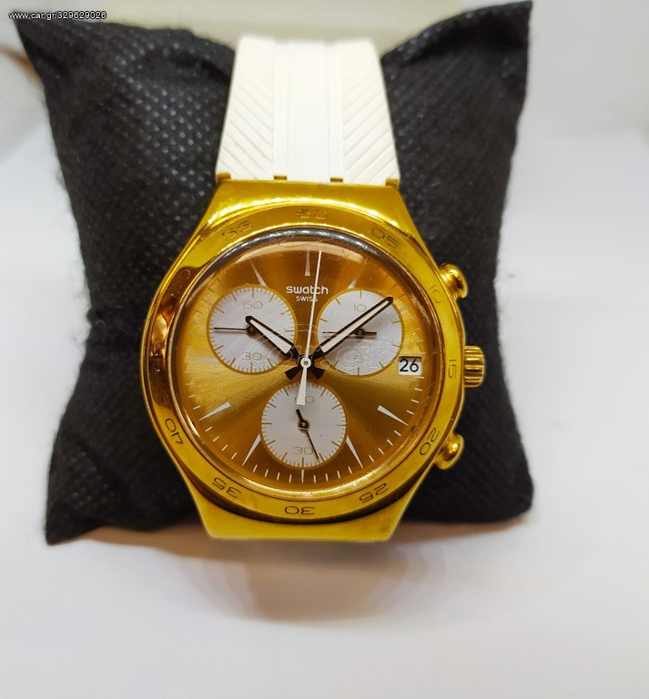 SWATCH Soukaina Chronograph White Silicone Strap ΤΙΜΗ 125 ΕΥΡΩ