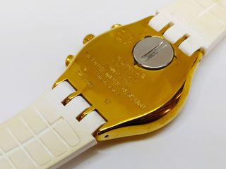 SWATCH Soukaina Chronograph White Silicone Strap ΤΙΜΗ 125 ΕΥΡΩ-thumb-8