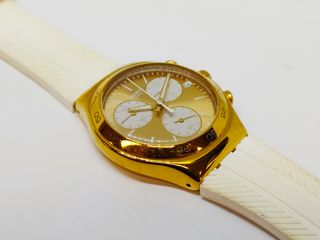 SWATCH Soukaina Chronograph White Silicone Strap ΤΙΜΗ 125 ΕΥΡΩ-thumb-12