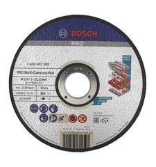 ΤΡΟΧΟΣ 125x1.0 ΣΙΔΗΡΟΥ ΠΕΤΡΑΣ ΠΛΑΣΤΙΚΟΥ BOSCH 2608602385