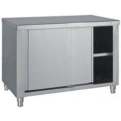 ΠΡΟΣΦΟΡΑ!!! ΕΡΜΑΡΙΟ INOX (100x70xΧ85cm) ΜΕ ΣΥΡΟΜΕΝΕΣ ΠΟΡΤΕΣ