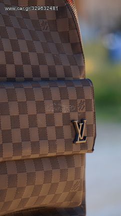 Louis Vuitton Blended Fabrics A4 Leather Logo Straw Bags (M59808, M59963)