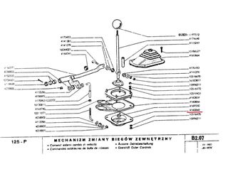 Κάτω βάση λεβιέ ταχυτήτων Fiat 125-thumb-1