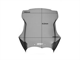 Ζελατίνα WRS INTERMEDIO για BMW 1200GS 2004-2012 σκούρο φυμέ