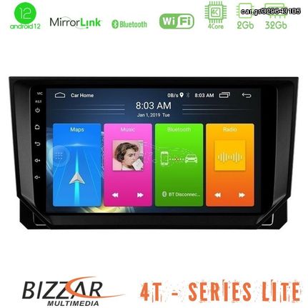 Bizzar 4T Series Seat Arona/Ibiza 4Core Android12 2+32GB Navigation Multimedia Tablet 9"