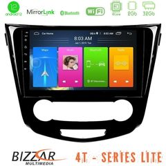 Bizzar 4T Series Nissan Qashqai J11 (Manual A/C) 4Core Android12 2+32GB Navigation Multimedia Tablet 10"