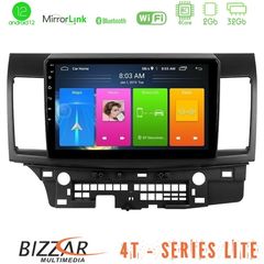 Bizzar 4T Series Mitsubishi Lancer 2008 – 2015 4Core Android12 2+32GB Navigation Multimedia Tablet 10"