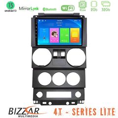 Bizzar 4T Series Jeep Wrangler 2Door 2008-2010 4Core Android13 2+32GB Navigation Multimedia Tablet 9"