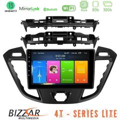 Bizzar 4T Series Ford Transit Custom/Tourneo Custom 4Core Android13 2+32GB Navigation Multimedia Tablet 9"