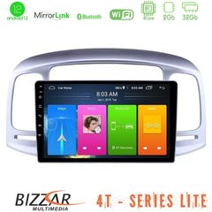 Bizzar 4T Series Hyundai Accent 2006-2011 4Core Android12 2+32GB Navigation Multimedia Tablet 9"