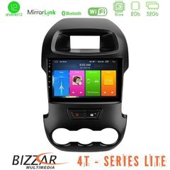 Bizzar 4T Series Ford Ranger 2012-2016 4Core Android12 2+32GB Navigation Multimedia Tablet 9"