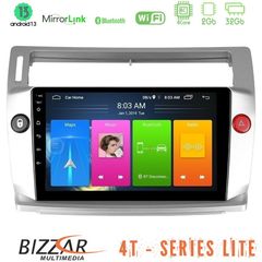 Bizzar 4T Series Citroen C4 2004-2010 4Core Android13 2+32GB Navigation Multimedia Tablet 9"