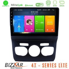Bizzar 4T Series Citroen C4L 4Core Android12 2+32GB Navigation Multimedia Tablet 10"
