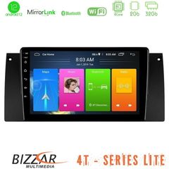 Bizzar 4T Series BMW 5 Series (E39) / X5 (E53) 4Core Android12 2+32GB Navigation Multimedia Tablet 9"