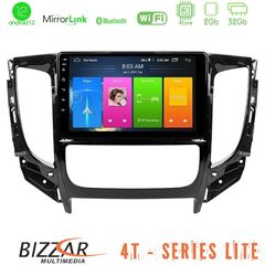 Bizzar 4T Series Mitsubishi L200 2016-> & Fiat Fullback (Auto A/C) 4Tore Android12 2+32GB Navigation Multimedia Tablet 9″