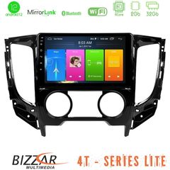 Bizzar 4T Series Mitsubishi L200 2016-> & Fiat Fullback (Manual A/C) 4Tore Android12 2+32GB Navigation Multimedia Tablet 9″