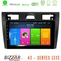 Bizzar 4T Series Ford Fiesta 2006-2008 4Tore Android12 2+32GB Navigation Multimedia Tablet 9″