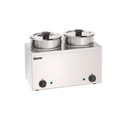 Διπλό Bain Marie Hotpot 2x3,5lt 41,5x21x32cm Bartscher 606035