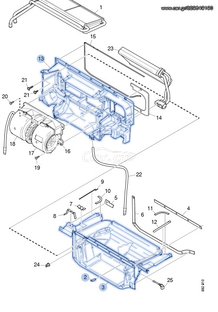 ΚΑΛΥΜΑ ΚΕΛΥΦΟΣ ΣΩΜΑ ΚΑΛΟΡΙΦΕΡ CAB HEATER COVER P G R T SERIES
