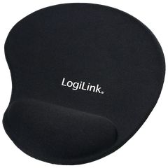 LogiLink Mousepad with GEL Wrist Rest Support Black (ID0027)