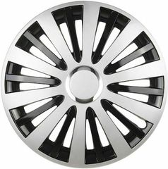 Τάσια Leoplast Falcon ασημί / μαύρο - 14" ιντσών - 4τμχ.