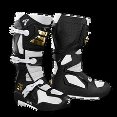 ΜΠΟΤΕΣ MX RACE 6 BLACK WHITE GOLD | SHOT