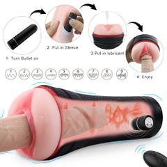 Masturbator Maduro Remote Control 9 Modes Vibration USB-thumb-1