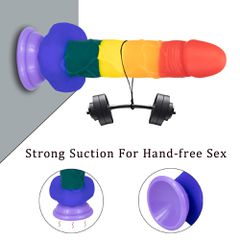 Dildo Realist Rainbow Silicon-thumb-1